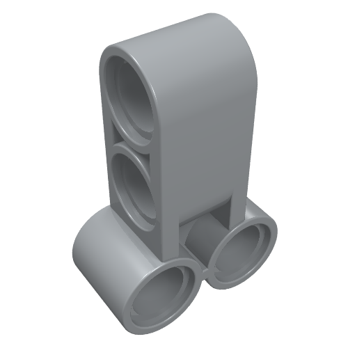 Part 32557 - Technic, Pin Connector Perpendicular Double 3L - De BrickPlaats