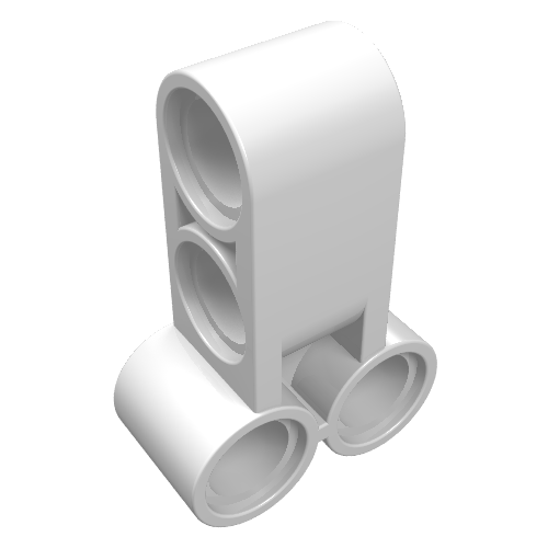 Part 32557 - Technic, Pin Connector Perpendicular Double 3L - De BrickPlaats