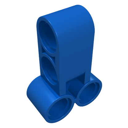 Part 32557 - Technic, Pin Connector Perpendicular Double 3L - De BrickPlaats