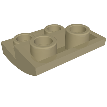 Part 32803 - Slope, Curved 2 x 2 x 2/3 Inverted - De BrickPlaats