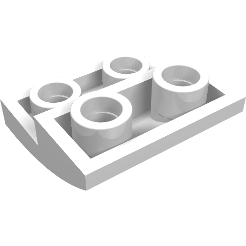 Part 32803 - Slope, Curved 2 x 2 x 2/3 Inverted - De BrickPlaats