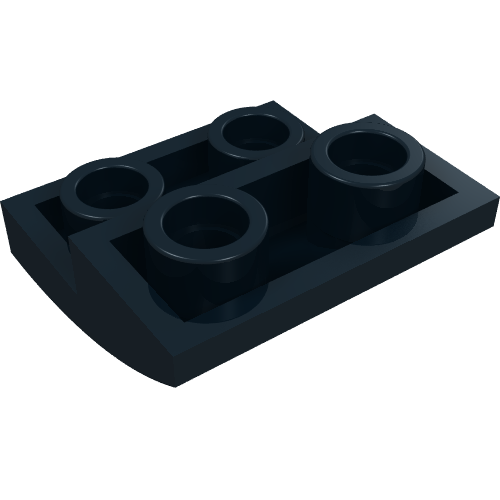 Part 32803 - Slope, Curved 2 x 2 x 2/3 Inverted - De BrickPlaats