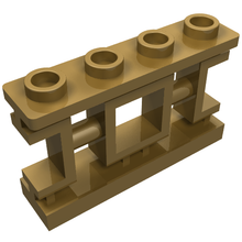 Part 32932 - Fence 1 x 4 x 2 Ornamental Asian Lattice with Square and 4 Studs - De BrickPlaats