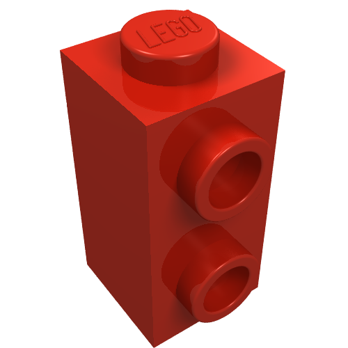 Part 32952 - Brick, Modified 1 x 1 x 1 2/3 with Studs on Side - De BrickPlaats
