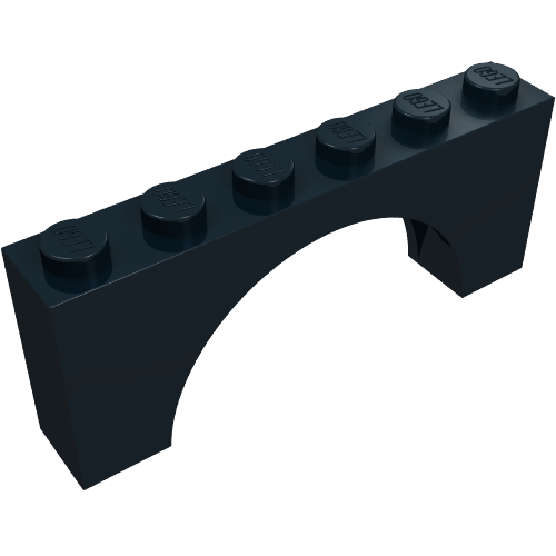 Part 3307 - Arch 1 x 6 x 2 - Thick Top with Reinforced Underside - De BrickPlaats