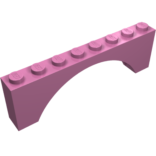 Part 3308 - Arch 1 x 8 x 2 - De BrickPlaats