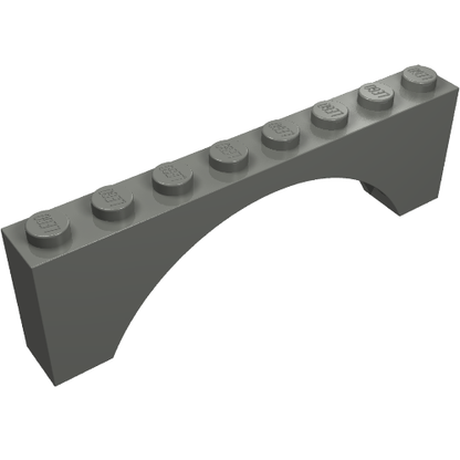 Part 3308 - Arch 1 x 8 x 2 - De BrickPlaats