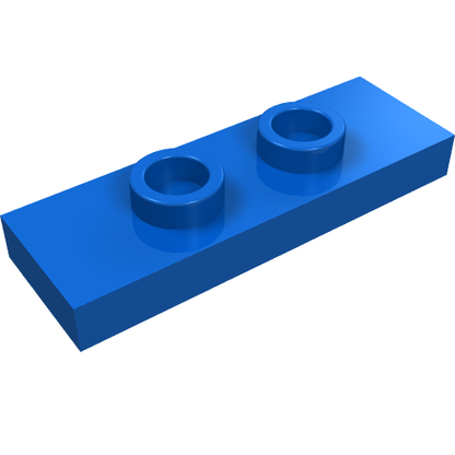 Part 34103 - Plate, Modified 1 x 3 with 2 Studs (Double Jumper) - De BrickPlaats
