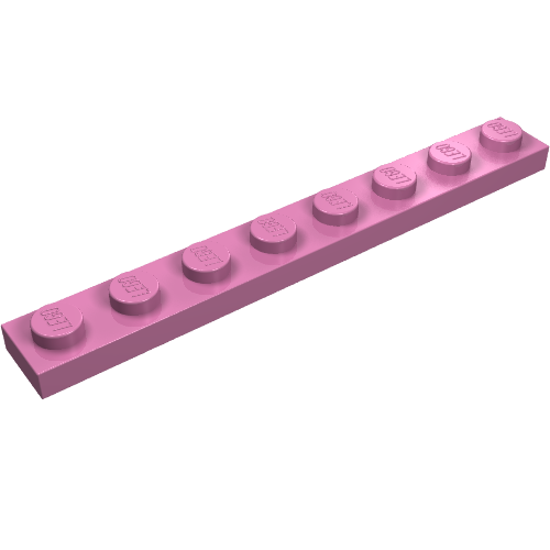 Part 3460 - Plate 1 x 8 - De BrickPlaats