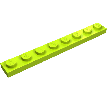 Part 3460 - Plate 1 x 8 - De BrickPlaats