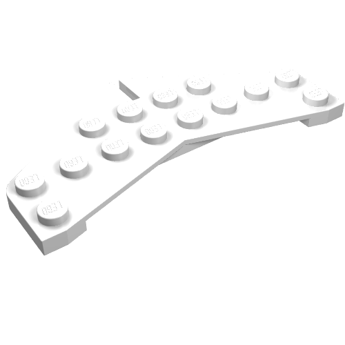 Part 3474 - Wedge, Plate 4 x 8 Tail - De BrickPlaats