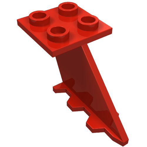 Part 3479 - Tail 4 x 2 x 2 - De BrickPlaats