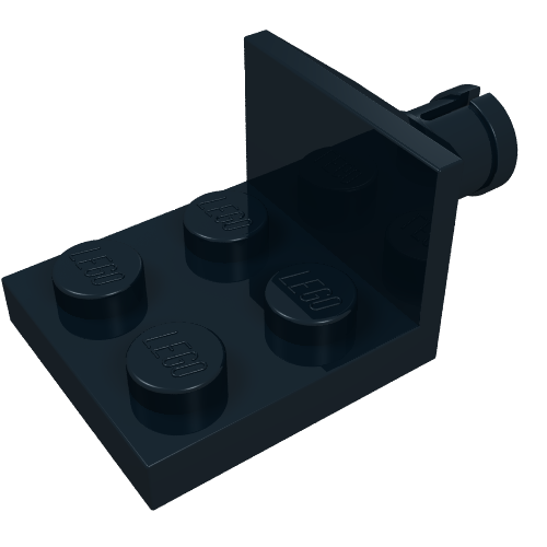 Part 3481 - Plate, Modified 2 x 2 with Helicopter Tail Rotor Holder - De BrickPlaats