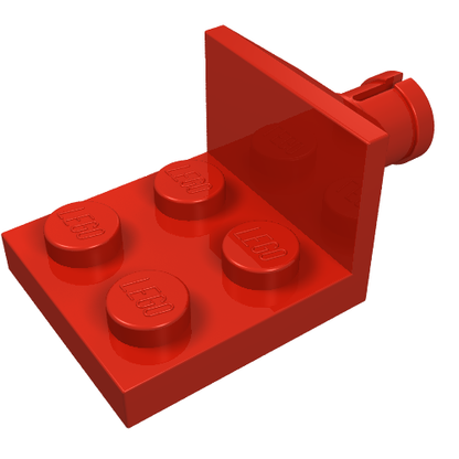 Part 3481 - Plate, Modified 2 x 2 with Helicopter Tail Rotor Holder - De BrickPlaats