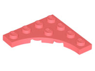Part 35044 - Plate, Modified 4 x 4 with 3 x 3 Curved Cutout - De BrickPlaats