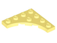 Part 35044 - Plate, Modified 4 x 4 with 3 x 3 Curved Cutout - De BrickPlaats