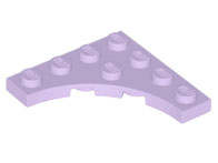 Part 35044 - Plate, Modified 4 x 4 with 3 x 3 Curved Cutout - De BrickPlaats