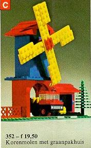 Set 352 - Windmill and Lorry - De BrickPlaats