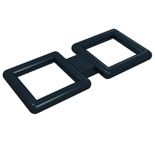Part 35366 - Bar 2 1/4 x 5 1/4 Double Squares (BrickHeadz Glasses Square) - De BrickPlaats
