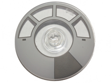 Part 35394pb002 - Dish 4 x 4 Inverted (Radar) with Open Stud with Light Bluish Gray and Dark Bluish Gray Radial Millennium Falcon Cockpit Pattern - De BrickPlaats