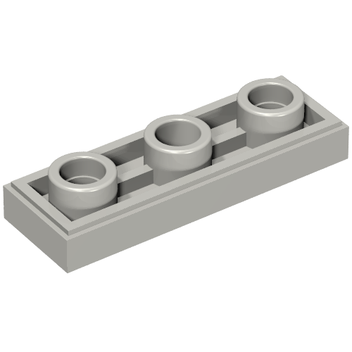 Part 35459 - Tile, Modified 1 x 3 Inverted with Hole - De BrickPlaats