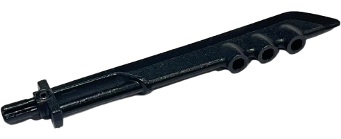 Part 35633 - Large Figure Weapon, Blade with 3 Bar Holders and Axle - De BrickPlaats