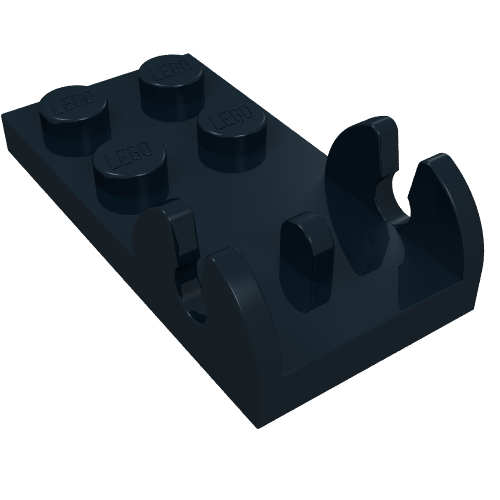 Part 3597 - Hinge Plate 2 x 4 - Female (Digger Bucket Holder) - De BrickPlaats