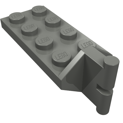 Part 3639 - Hinge Plate 2 x 4 with Articulated Joint - Male - De BrickPlaats