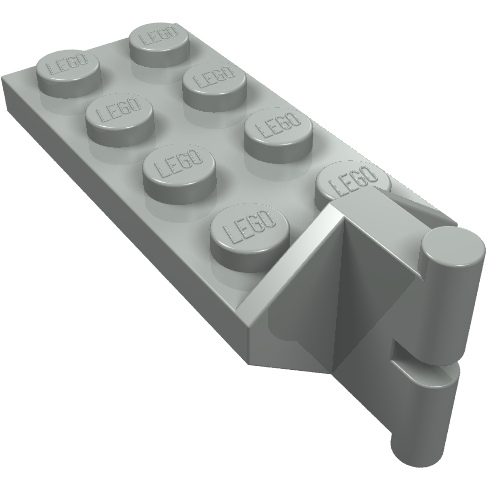Part 3639 - Hinge Plate 2 x 4 with Articulated Joint - Male - De BrickPlaats