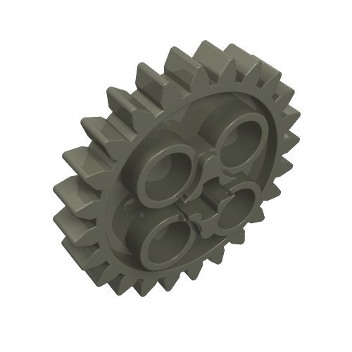 Part 3648 - Technic, Gear 24 Tooth with 1 Axle Hole - De BrickPlaats
