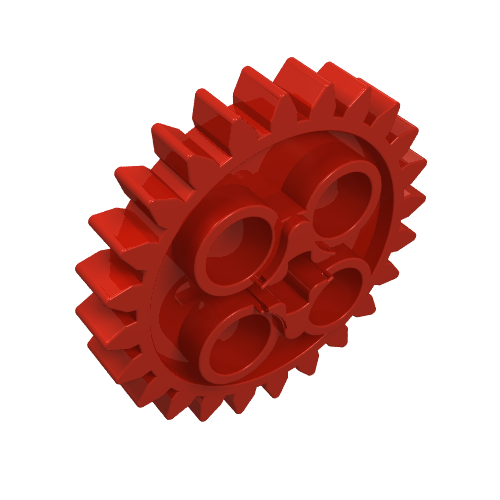 Part 3648 - Technic, Gear 24 Tooth with 1 Axle Hole - De BrickPlaats