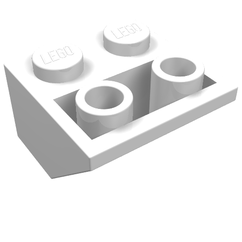 Part 3660 - Slope, Inverted 45 2 x 2 with Flat Bottom Pin - De BrickPlaats