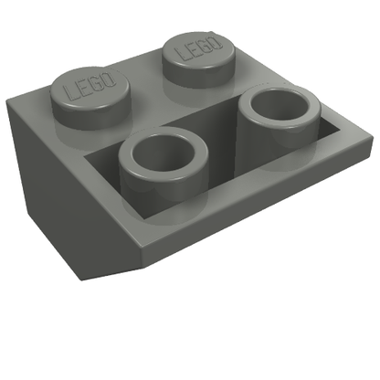 Part 3660 - Slope, Inverted 45 2 x 2 with Flat Bottom Pin - De BrickPlaats