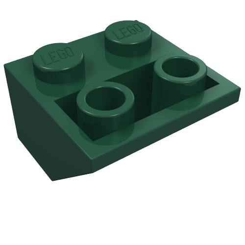 Part 3660 - Slope, Inverted 45 2 x 2 with Flat Bottom Pin - De BrickPlaats