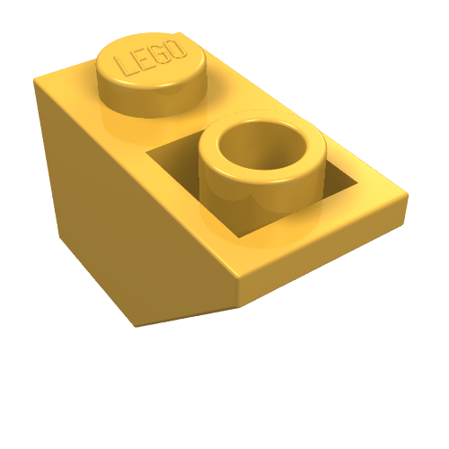Part 3665 - Slope, Inverted 45 2 x 1 - De BrickPlaats