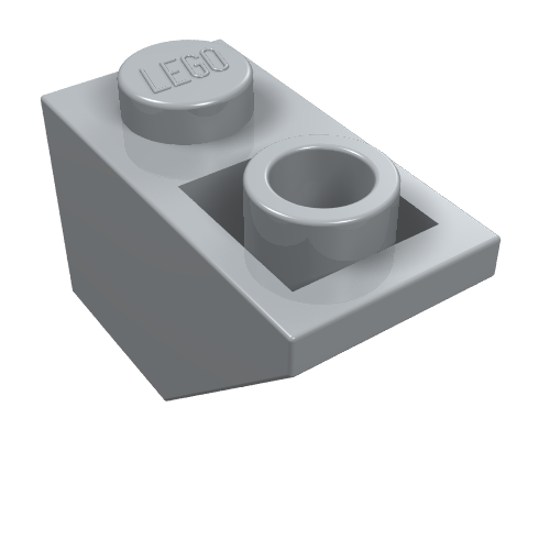 Part 3665 - Slope, Inverted 45 2 x 1 - De BrickPlaats