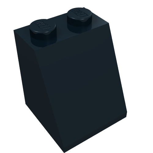 Part 3678a - Slope 65 2 x 2 x 2 without Bottom Tube - De BrickPlaats