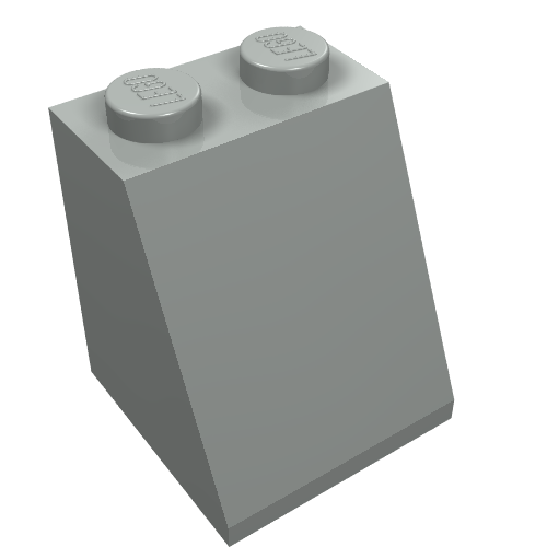 Part 3678a - Slope 65 2 x 2 x 2 without Bottom Tube - De BrickPlaats