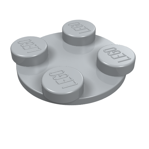 Part 3679 - Turntable 2 x 2 Plate, Top - De BrickPlaats