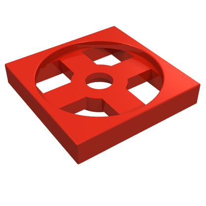 Part 3680 - Turntable 2 x 2 Plate, Base - De BrickPlaats