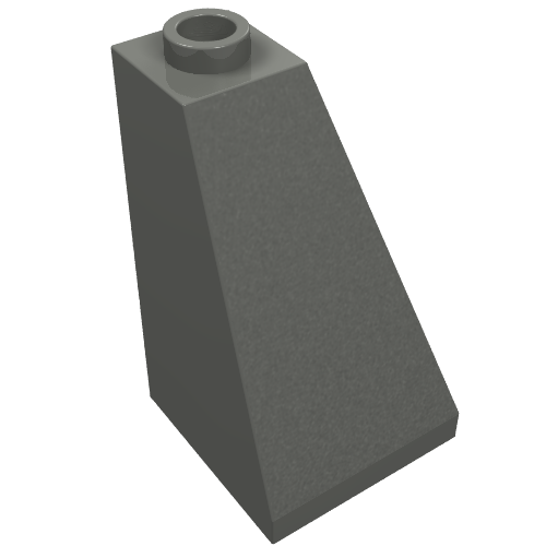 Part 3685 - Slope 75 2 x 2 x 3 Double Convex - De BrickPlaats