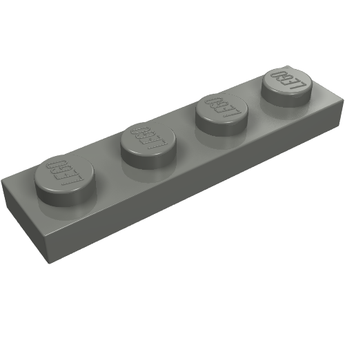 Part 3710 - Plate 1 x 4 - De BrickPlaats