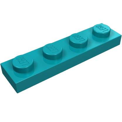 Part 3710 - Plate 1 x 4 - De BrickPlaats