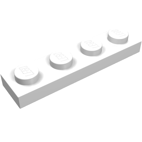Part 3710 - Plate 1 x 4 - De BrickPlaats