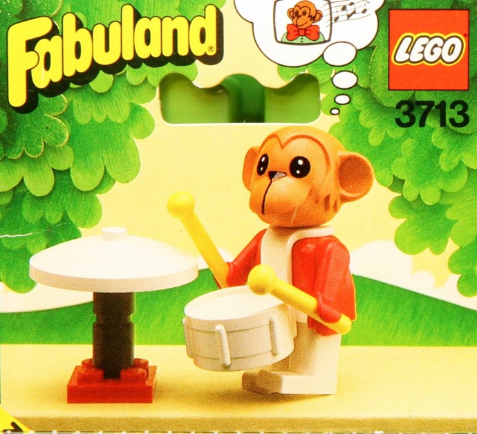 Set 3713 - Drummer Gabriel Monkey - De BrickPlaats