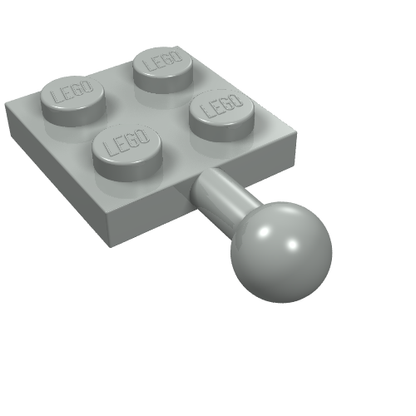 Part 3729 - Plate, Modified 2 x 2 with Tow Ball - De BrickPlaats