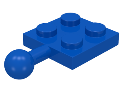 Part 3729 - Plate, Modified 2 x 2 with Tow Ball - De BrickPlaats