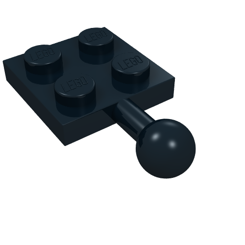 Part 3729 - Plate, Modified 2 x 2 with Tow Ball - De BrickPlaats