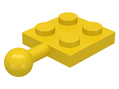 Part 3729 - Plate, Modified 2 x 2 with Tow Ball - De BrickPlaats