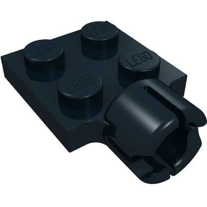 Part 3730 - Plate, Modified 2 x 2 with Tow Ball Socket, Short, 4 Slots - De BrickPlaats